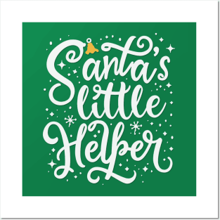 Santa's Little Helper Posters and Art